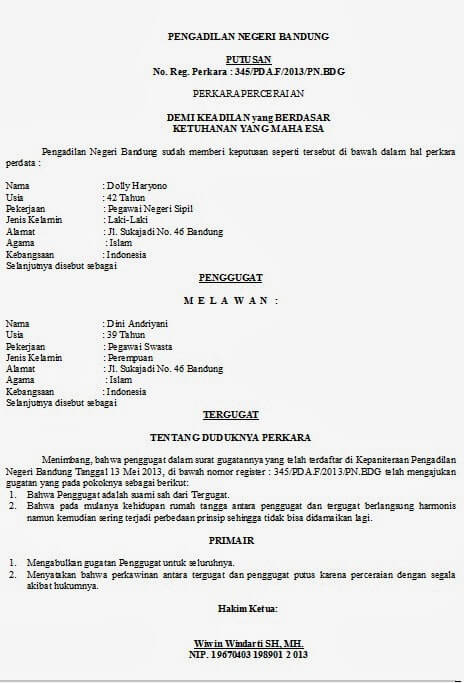  Pada artikel sebelumnya kita telah membahas mengenai  8 Contoh Surat Pernyataan Cerai Terlengkap