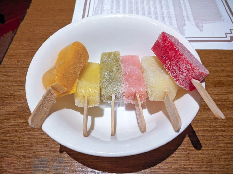 松鶴餐廳主廚手作台灣水果冰棒