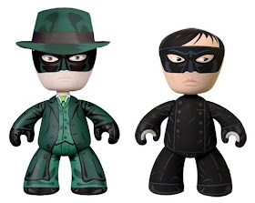 The Green Hornet Movie Mez-Itz Set by Mezco Toyz - Green Hornet and Kato 6 Inch Vinyl Figures