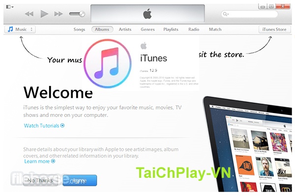 Download iTunes - Tải về bản mới nhất 64 Bit cho PC Win 7, 10