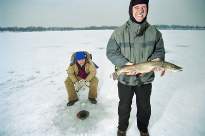 ol' ice fishing from their