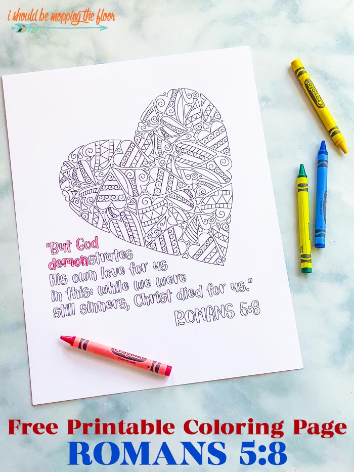 Scripture Coloring Page