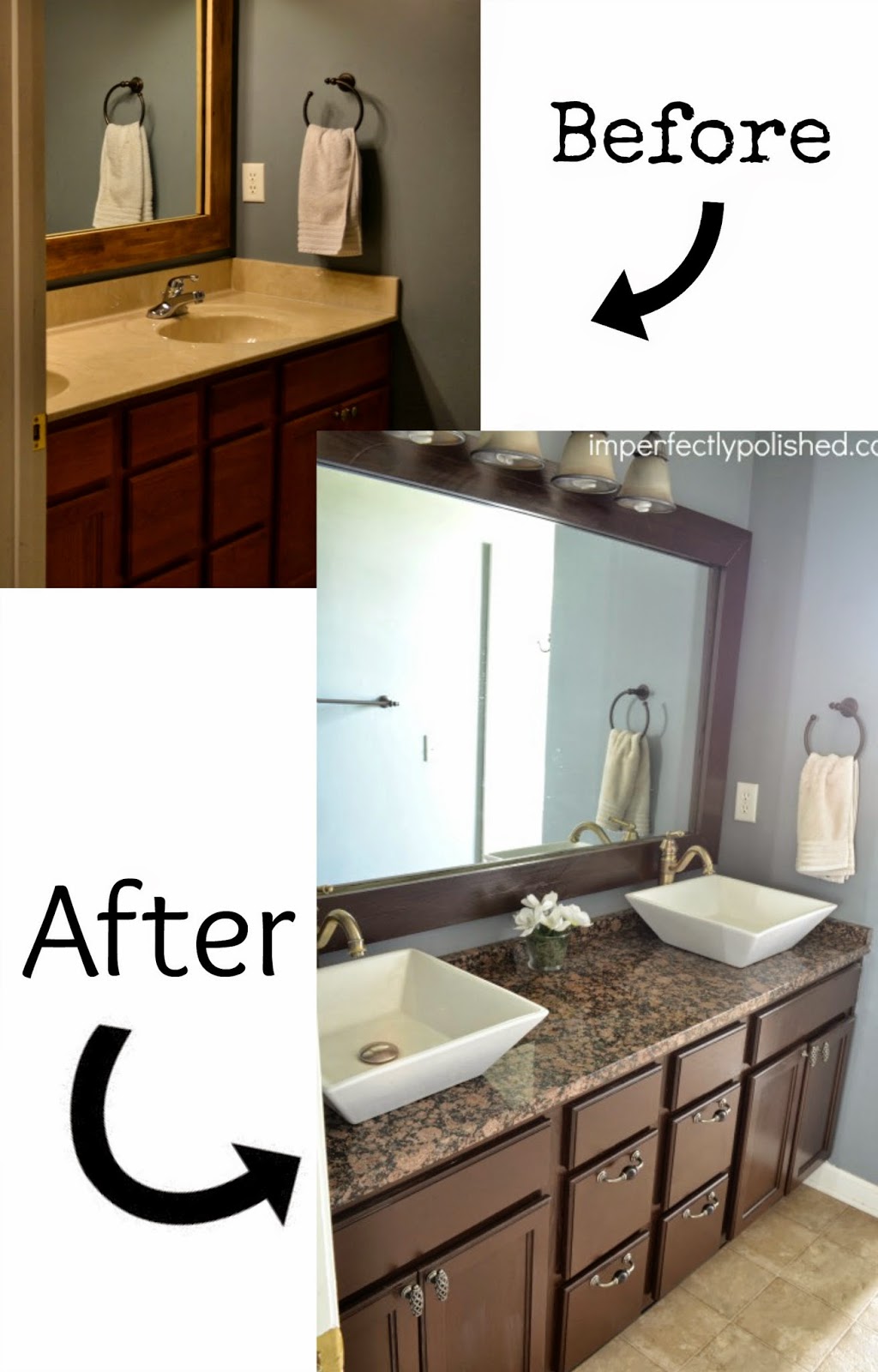 7 Best DIY  Bathroom  Vanity  Makeovers Pneumatic Addict