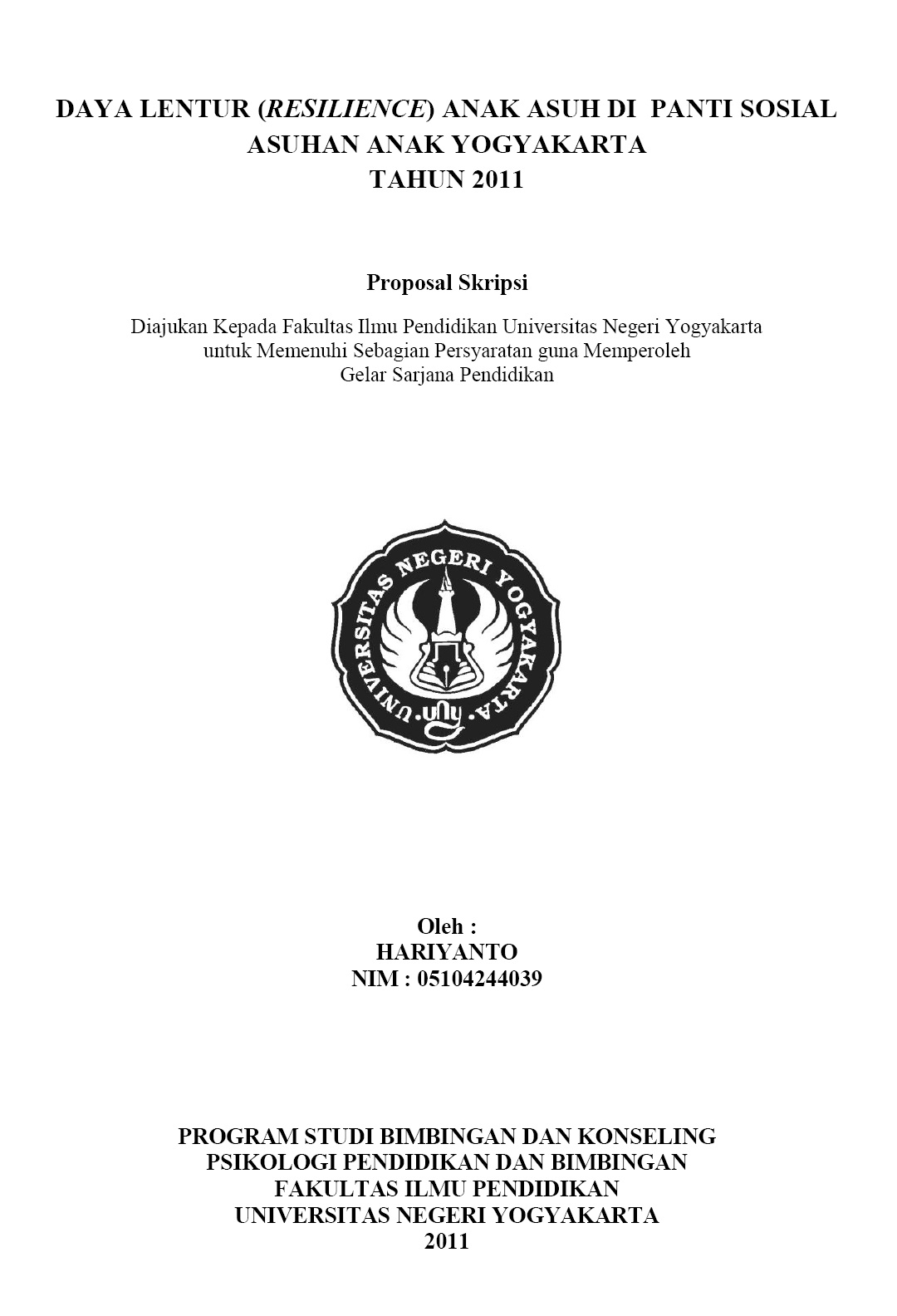 13+ Contoh Proposal Skripsi Tesis dan Tugas Akhir Lengkap