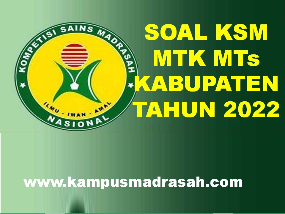 Soal KSM MTK MTs