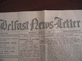 Belfast Newsletter 1949, Agnew's Ayrshire cow