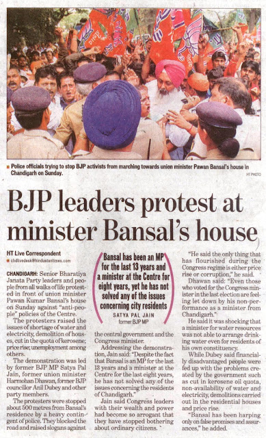 Bansal has been an MP for the last 13 years and a minister at the Centre for eight years, yet he has not solved any of the issues concerning city residents - Satya Pal Jain former BJP MP