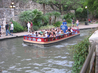 A boat on the Riverwalk