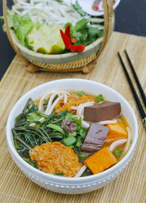 Vietnamese Noodle Recipes - canh bún