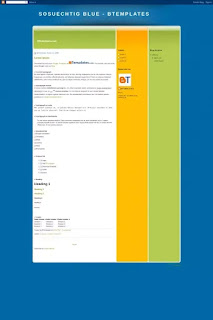 TemaNo97 SoSuechtig Blue Blogger Template