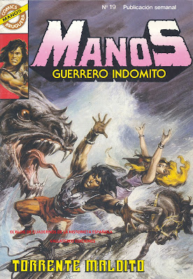 Portada nº19 Manos, Guerrero Indómito. 1984