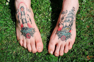 Crazy Foot Tattoos Seen On www.coolpicturegallery.net