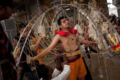 Kavadi Aattam during Thaipusam Festival