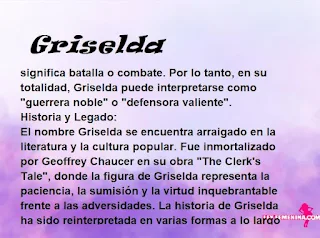 significado del nombre Griselda