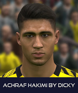 PES 2017 Faces Achraf Hakimi by Dicky