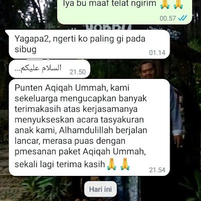 Dokumentasi Paket Kambing Aqiqah