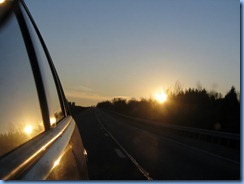 7466 Kentucky - I-71 North - sunset behind us 7466 Kentucky - I-71 North - sunset behind us