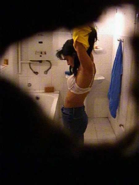 Voyeur Images of Beena in Bathroom