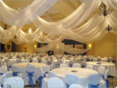 becomes from plain and simple into an elegantly decorated ballroom