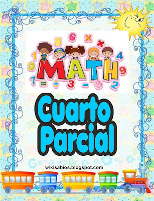 matemáticas cuarto parcial portada