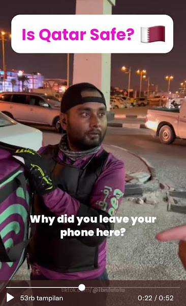 di Qatar membuat mata dunia tertuju pada negeri muslim yang kecil tapi kaya raya itu Driver Ojol di Qatar Ninggalin HP di Motornya Begitu Saja, Gak Takut Ada Yang Nyuri, Saking Amannya Qatar