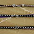 braccialetti alcantara bicolore....