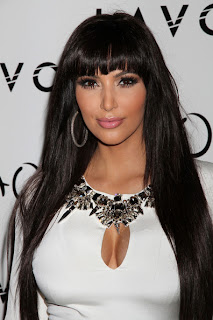 Kim Kardashian Straight Hairstyles