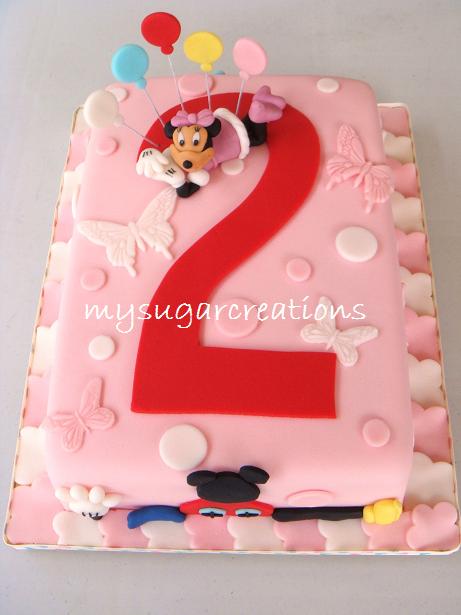 Mickey & Minnie Mouse Cake