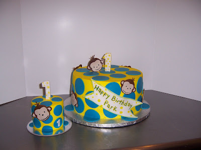 Monkey Birthday Cake on Cup A Dee Cakes Blog  Park S Monkey Cake