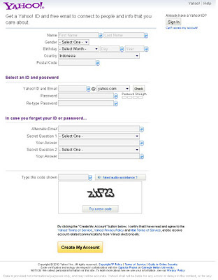 Panduan Membuat Email di Yahoo