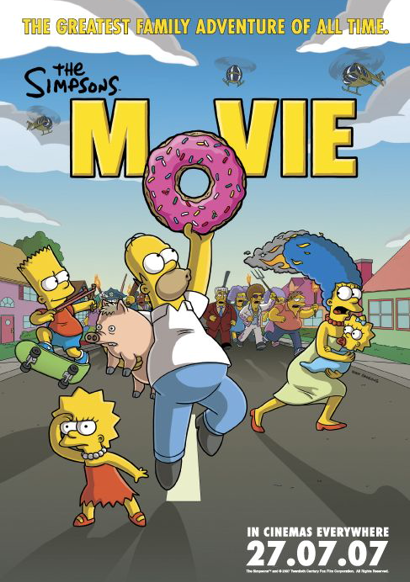 Llamastrangler's Big TV and Film Blog: The Simpsons Movie ...