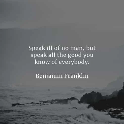 Famous quotes and sayings by Benjamin Franklin