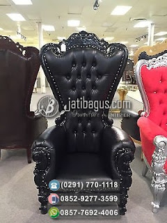 Gambar Kursi Sofa Ukir Hitam Terbaru