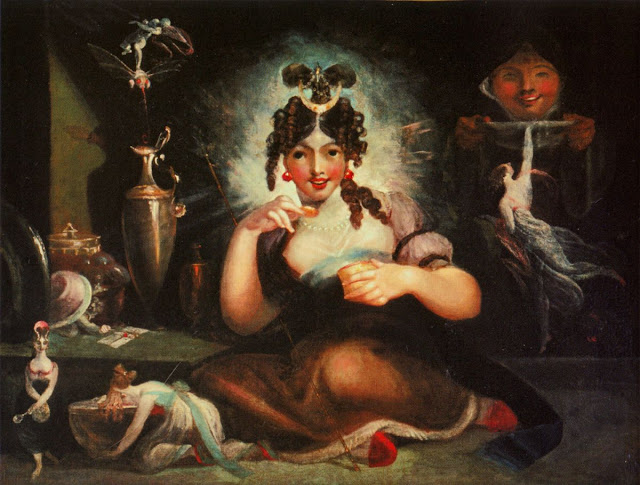 Fairy Mab,Henri Fuseli,painting