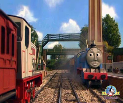 Express Gordon takes a shortcut but the Train Stanley the tank engine was delighted at this news