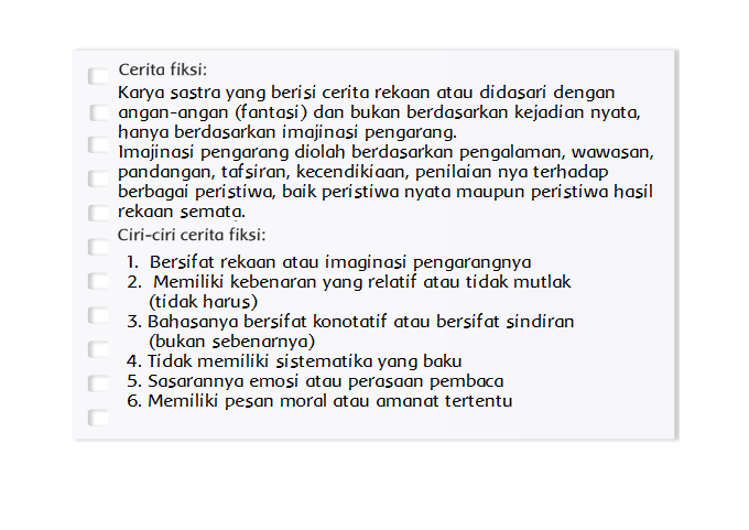 Cerita Fiksi dan Ciri-cirinya (Halaman 5) - BELAJAR 