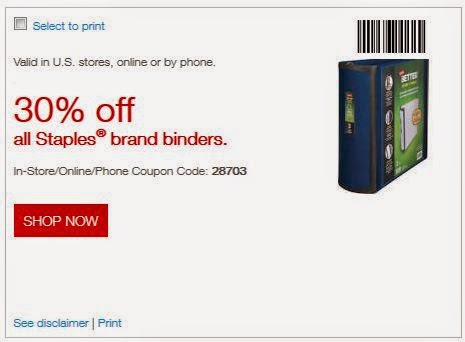 staples coupons