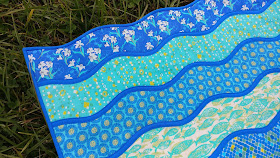 High Tide quilt with Kiamesha fabric for Moda