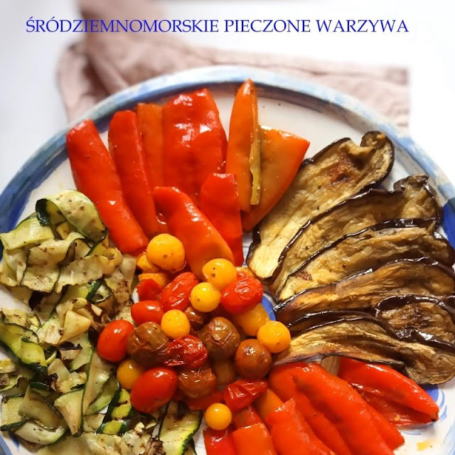 Śródziemnomorskie warzywa pieczone w piekarniku