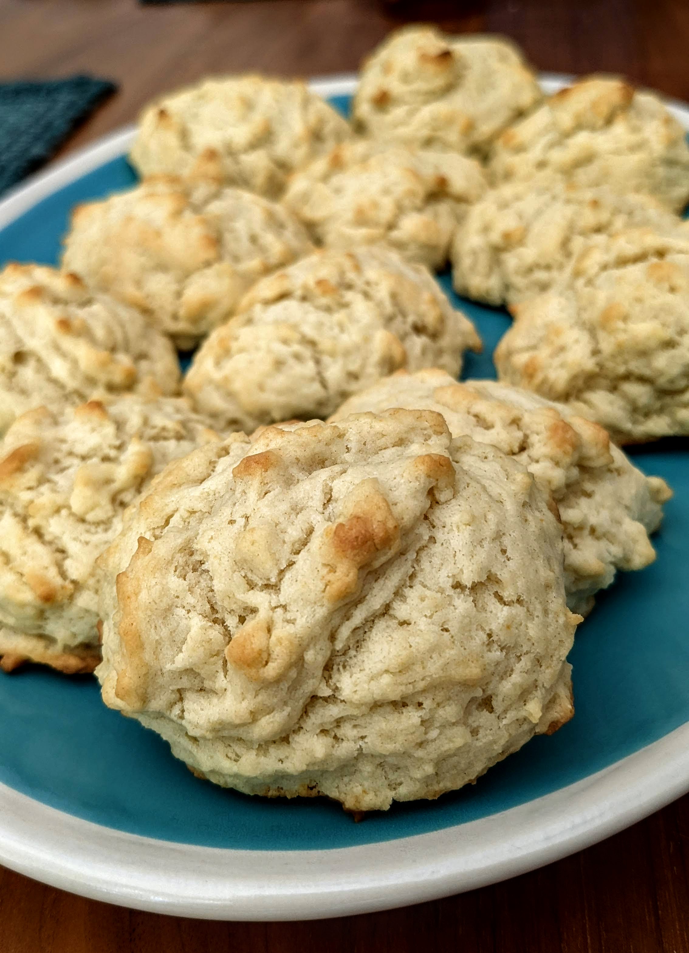 Simple Olive Oil Drop Biscuits | Taste As You Go