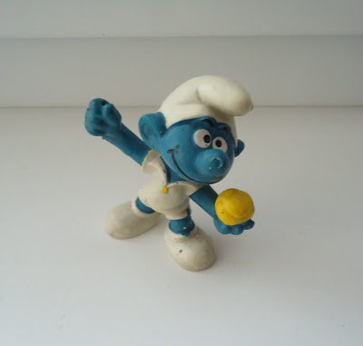 Tennis Player Smurf Figure Peyo Schleich Bully W.Germany