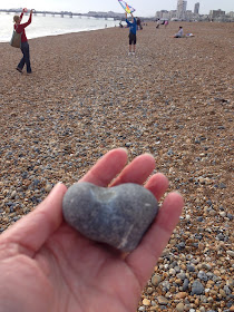 Brighton beach heart #heartsfoundallovertheplace
