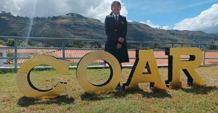 MINEDU: Estudiante del COAR Cajamarca representará al Perú en Estados Unidos