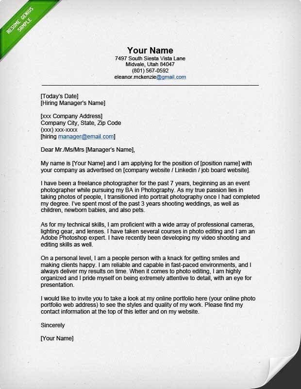 contoh cover letter template cv