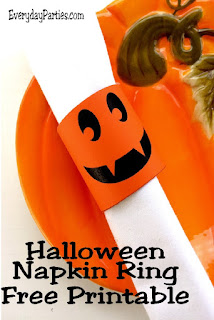 Make your Pumpkin Patch Halloween party stand out with these fun Halloween free printable Pumpkin napkin rings. With a super easy diy these printable napkin rings will be causing your Halloween party guests to smile almost as much as the pumpkin faces are.