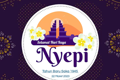  Pasang Twibon Hari Raya Nyepi 2023 Tahun Baru Saka 1945