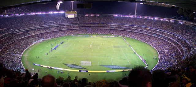Melbourne Cricket Ground (MCG) is the 11th on the list of the biggest stadiums in the world.