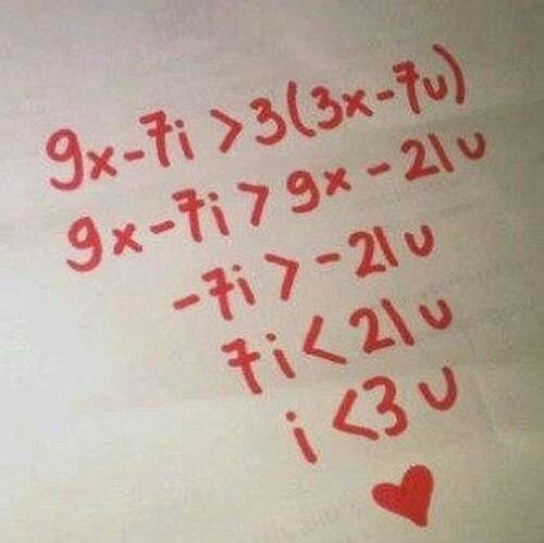 Funny Math Mathematical Love Letters Images