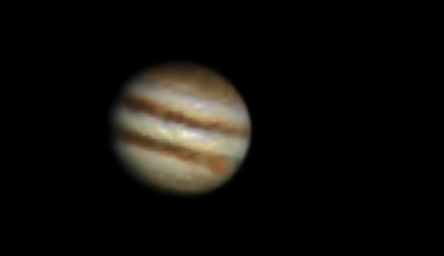 Svbony SV305C and Jupiter enlarged