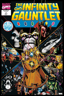 The Infinity Gauntlet #1 Screen Print by George Perez x Bottleneck Gallery x Marvel Comics
